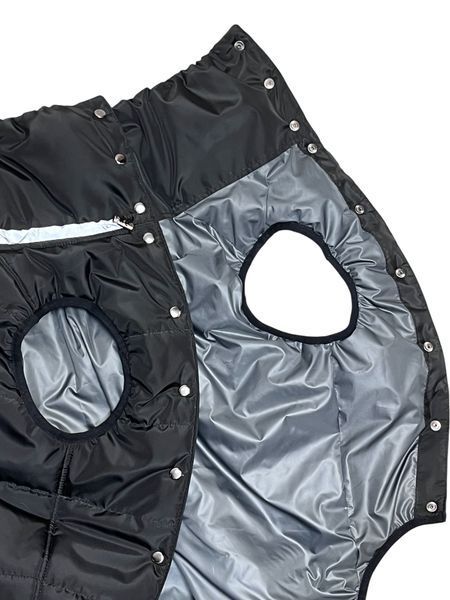 Jacket for large breeds, Black, 8XL 69-70cm, Unisex