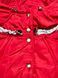Winter jumpsuit for small breeds, Red, 3M 36-38cm, Dachshund, Men