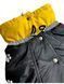 Raincoat jumpsuit for medium breeds, Yellow-black, 2L 43-45cm, Corgi, Men
