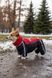 Raincoat jumpsuit for medium breeds, Red-black, 2L 43-45cm, Corgi, Men