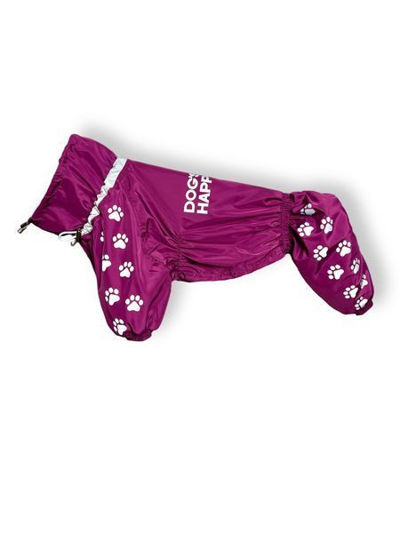 Transitional jumpsuit for large breeds, fuchsia, 4XL 58-60cm, American Staffordshire Terrier, Men