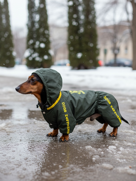 Regenmantel f&uuml;r Hunde kleiner Rassen 0117-01/23 фото