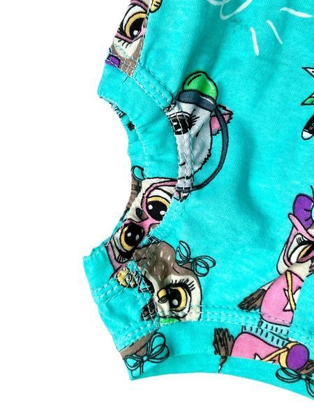 Knitted cat pajamas, Turquoise, S 29-30cm, Unisex