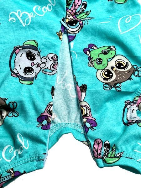 Knitted cat pajamas, Turquoise, S 29-30cm, Unisex