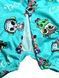 Knitted cat pajamas, Turquoise, S 29-30cm, Unisex