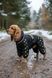 Transitionnal jumpsuit for medium breeds, Black, 3L 46-48cm, Spaniel, Men
